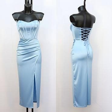 🔥Svečana satenska midi haljina bez bretela
✅3100 din 🔥🔥