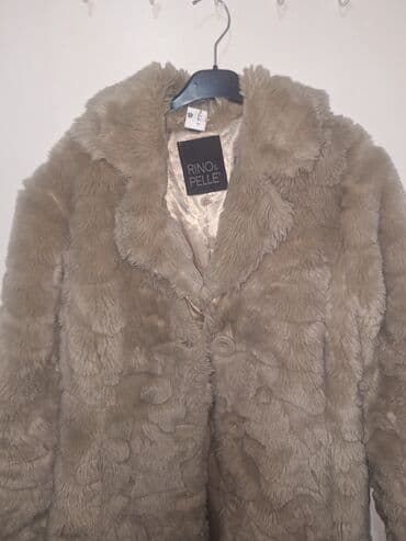 Vests: M, With lining, Faux fur, color - Beige — 2