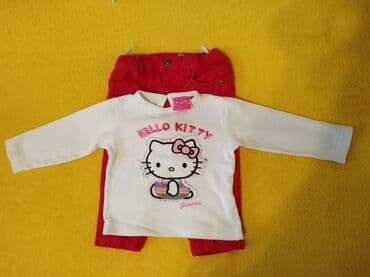 Kompleti: C&A, Komplet: Majica, Haljina, 80 — 2