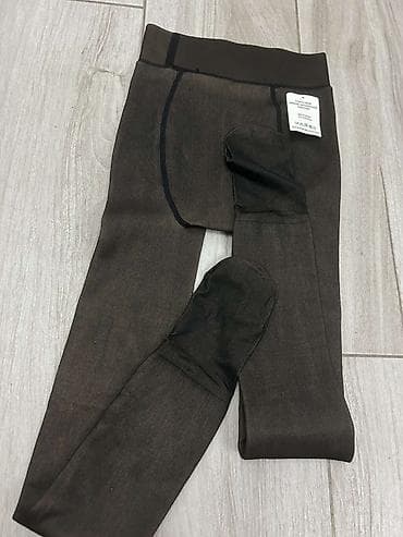 Zimske termo helanke sa postavom - Model: ženske helanke sa visokim