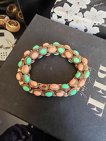 narukvice online shop: Set narukvica – 4 kom - Elastična narukvica od facetiranih perli u — 4