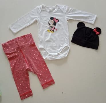 waikiki online srbija deca: H&M, Komplet: Helanke, Bodi, 62-68 — 2
