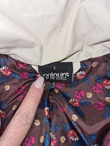 coton jakne: Ženska prošivena jakna – svetlosiva - Topla, lagana i komforna — 2