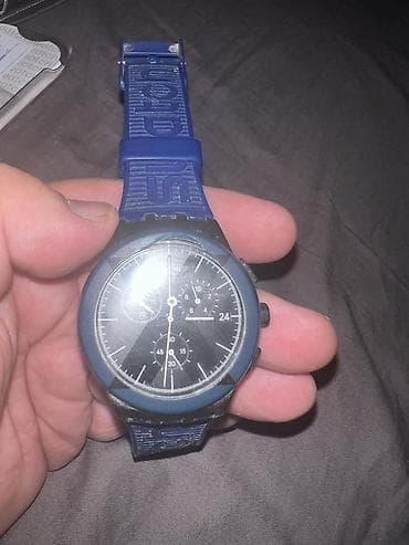 albfashion 3: Swatch hronograf ručni sat – plavi - Model: Swatch hronograf, kvarcni — 4