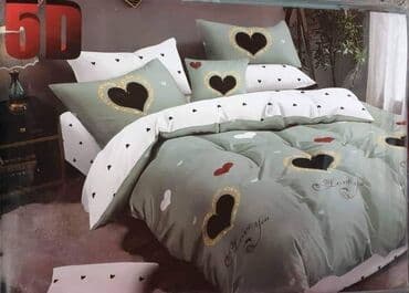 ikea posteljina na srca: Matiran satenski pamuk Cena 3100 din Set sadrzi 6 delova: Jorganska — 15