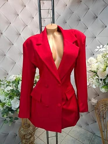 Underwear: Ženski sako-haljina sa duplim kopčanjem - Kroj: sako-haljina dužine — 2