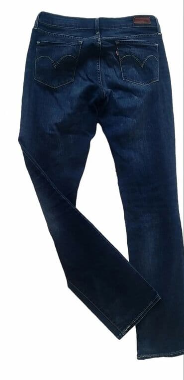 lanene pantalone lidl: Prelepe Levi's L farke sa puno elastina, samo pribane, nove. Struk — 3