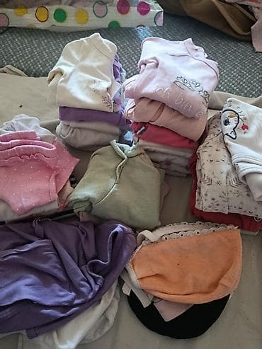 jednodelni skafanderi za decu: Paket odeće za bebu 56 Bodi dug rukav 13 komada Duksići 2 komada — 5