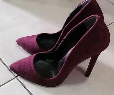 mango parfem 3: Ženske salonke na visoku štiklu – bordo - Model: klasične špic — 3