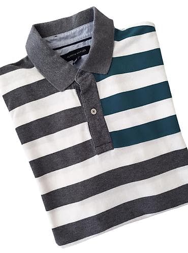 muske pantalone svecane: Tommy Hilfiger muška pamučna polo majica vel. M Atraktivna — 4
