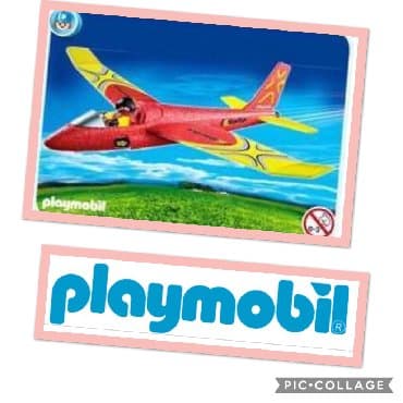 sundjer bob plisana igracka: PLAYMOBILE AVION 48 cm. Raspon krila - 50cm. Rasklopiv, pilot koji se — 1