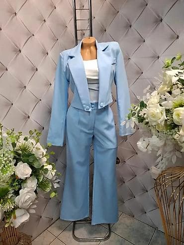 sakovi: Ženski elegantni komplet – sako i pantalone - Krojen damski komplet — 3