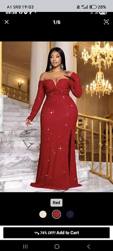 Elegantna večernja haljina – model “Red” - Duga, uska silueta koja na lalafo.rs Elegantna večernja haljina – model “Red” - Duga, uska silueta koja