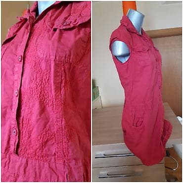 Muška obuća: Haljina/ tunika bez rukava u jarko roze boji. - Veličina: odgovara — 2