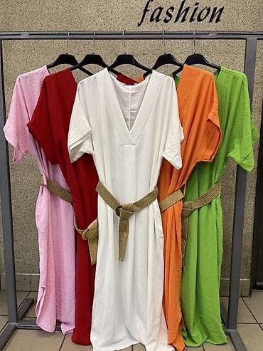 Haljine: ✅Letnja midi haljina sa pojasom
✅2000 din — 2