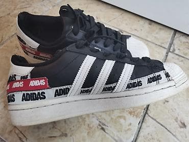 Rubber boots: Original Adidas Superstar kozne patike br 38-23,5cm unutrasnje — 4