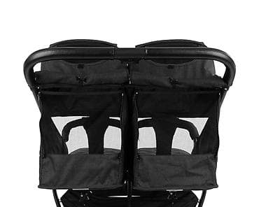 kolica za blizance: Kikka Boo Happy 2 – Kolica za blizance, black (SKU: KKB4) Kolica sa — 5