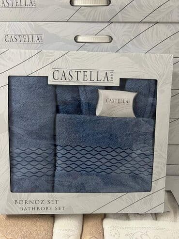 stikeri za badnji dan: Pamucni Turski set bade mantil, peskiri I sapun bade mantil Uni — 2