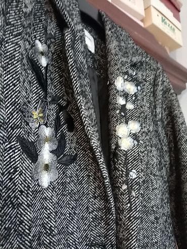 converse jakne: SUPER POVOLJNO! Nov elegantan kaput KOTON vel 36 (S), od štofa crno — 1