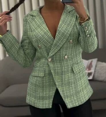 Venčanice i aksesoari: 💥Zenski sakoi karirani, strukiran
✅36-46
✅2999din — 4