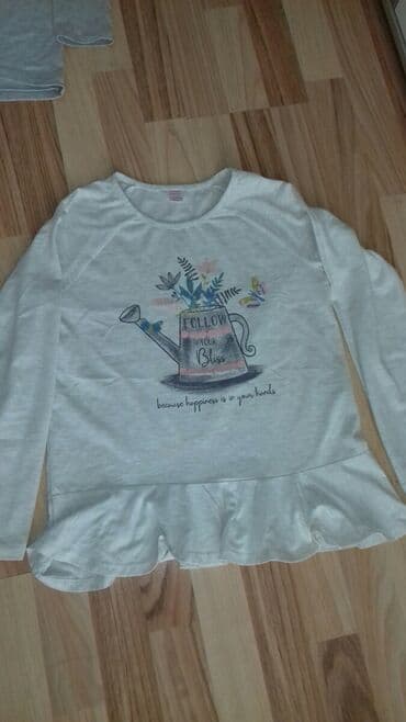 Okrugli izrez, Dug rukav, 140-146