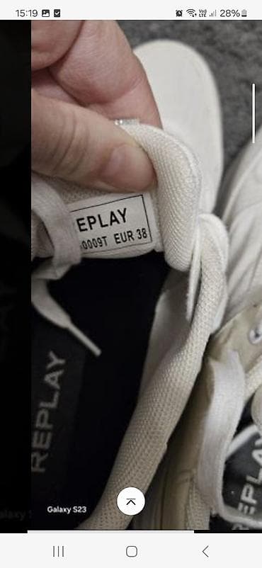 sivo plava: Replay patike 38, odlicno stanje — 3