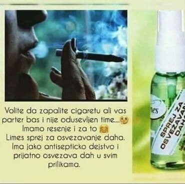 abs sapun i porodicna krema: Limes sprej za osvežavanje daha u praktičnom pakovanju od 25ml — 3