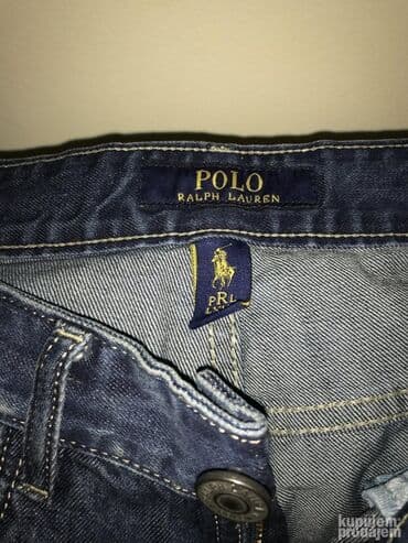 batman odelo: Original Ralph Lauren farmerice 34 100% cotton Polustruk 47cm — 3