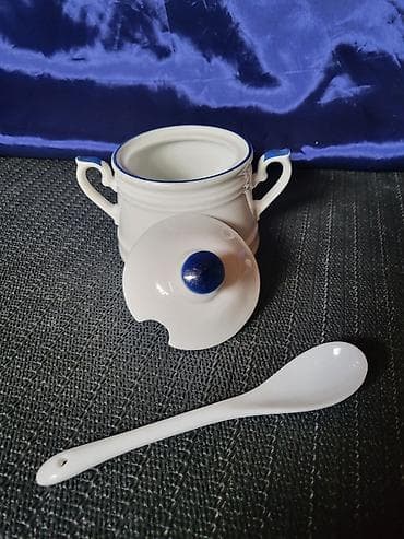 Kućna hemija i proizvodi za kuću: Porcelanska nova,vintaz posuda za secer. Porcelanska secernica sa — 5