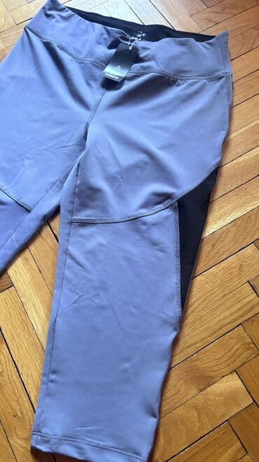 pantalone sa resama: CRIVIT helanke, nove, sa etiketom u sivoj boji sa ubacenim crnim — 5