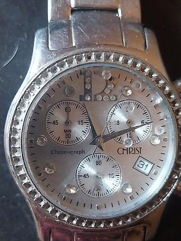 cena rolex sata: CHRIST hronograf ručni sat – elegantan srebrni model - Kućište i — 1
