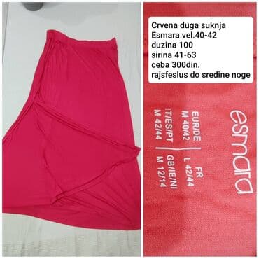 Suknje: 2XL, Midi, bоја - Crna — 7