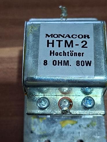 Slušalice: Monacor htm2 visokotonci ispravni istom jacinom sviraju — 9