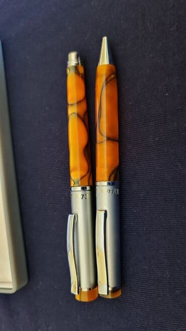 lila sako kombinacije: Elegantan poklon set olovaka – Etalon - Set od dve olovke u luksuznoj — 6
