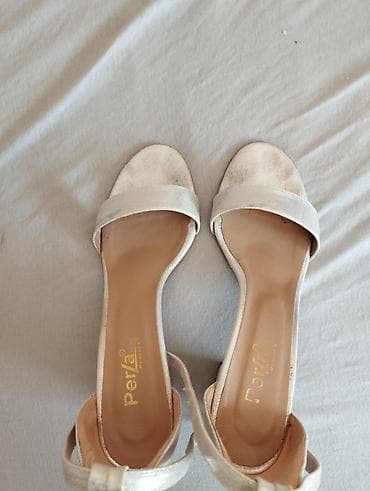balenciaga patike triple s: Elegantne ženske sandale na blok štiklu – Perla by Suela - Model — 4