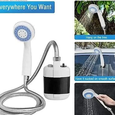 pumpa za camac: Tuš za kampovanje ● Prenosivi tus Tuš sa pumpom Cena: 2900 Olakšajte — 1