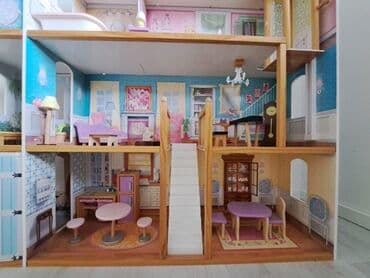 tabla za mice: Velika drvena kuća za lutke KidKraft - Impresivna višespratna kuća sa — 3