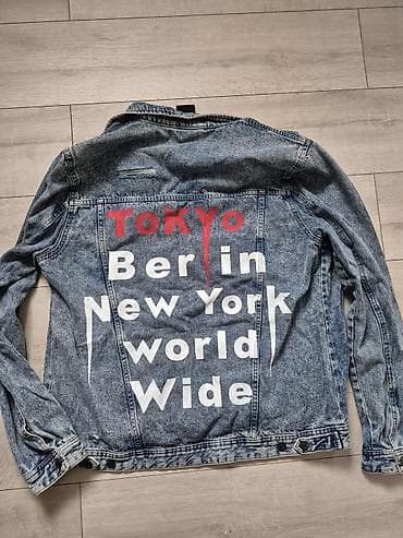 jakne od jelenske koze: Muška teksas jakna SMOG, veličina XL. - Klasičan kroj sa kragnom i — 4