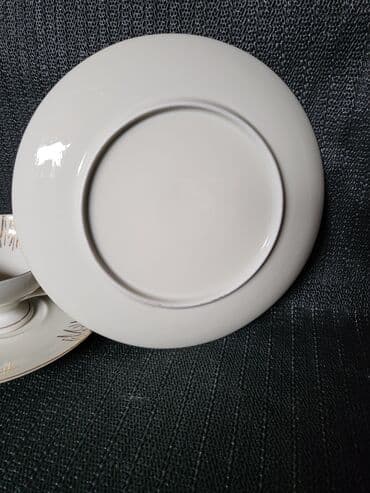 porcelanske solje za caj: Porcelanski vintaz set. Set bez ostecenja,sve na njemu odsjaj od — 11