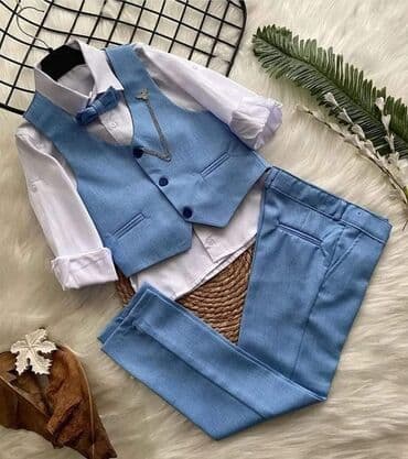 zimske jakne za devojcice waikiki: Set: Shirt, Trousers, Vest — 2