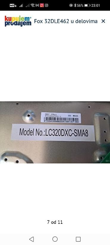 dozer za lekove: Fox 32DLE462 – delovi - Originalni delovi za LED TV Fox model — 8