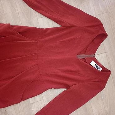 zimmermann haljine: Braon haljina sa 3/4 rukavima, brenda VNT. Klasičan A‑kroj sa — 2