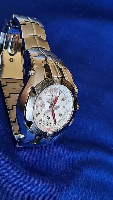 polovno srebro cena: Pulsar muški hronograf – 100M - Brend/model: Pulsar Chronograph 100M — 4