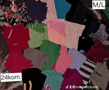 crop top c a: Massimo Dutti, L (EU 40), Poliester, bоја - Šareno — 3