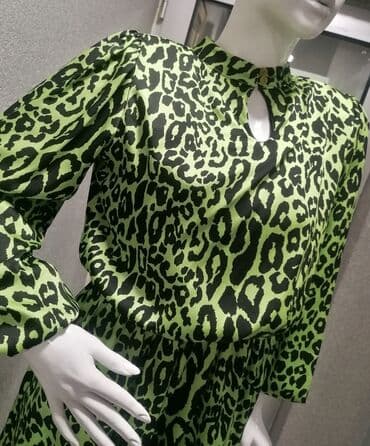 dugacke haljine svecane: M (EU 38), color - Green, Long sleeves — 11