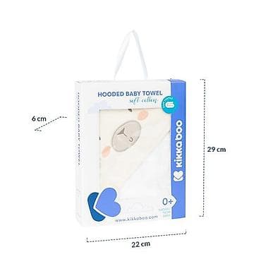 crno beli deda mraz: KikkaBoo Peškir sa kapuljačom 90x90 cm – My Teddy Šifra proizvoda — 2