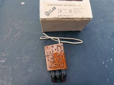 navlaka za auto sediste: Elektronski Voltmetar za 14V ELAN. Novo. Lampicama pokazuje kakvo je — 10