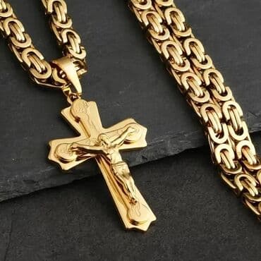 rolex cena srbija: Cena:2200din Dužina lanca 60cm,debljina lanca 6mm Dimenzija krsta — 2