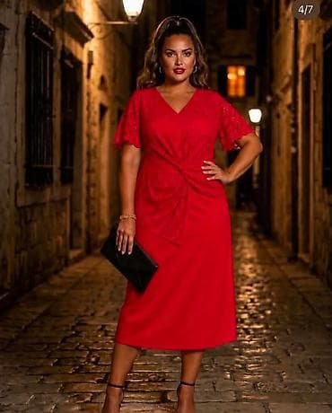 maxi haljine za punije: 08. Haljina za punije
XL 2XL 3XL 
Cena : 2.900 dinara H — 3