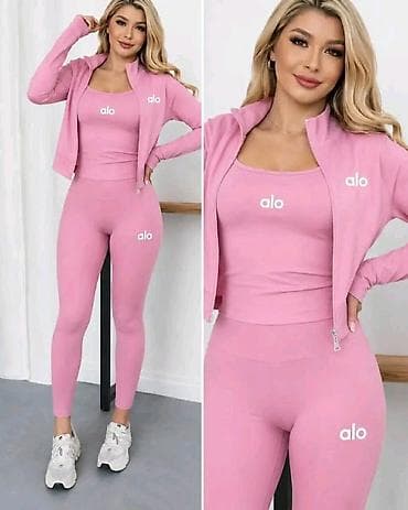 butik 13 kompleti: Ženski sportski komplet – 3 dela (ALO) MUST HAVE 🔥 Preudoban set od 3 — 4